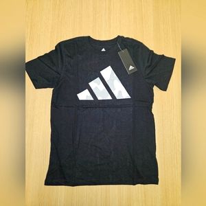 adidas Boys' Short Sleeve Cotton Bos Ghost Logo T-shirt